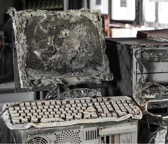 fire damaged computer