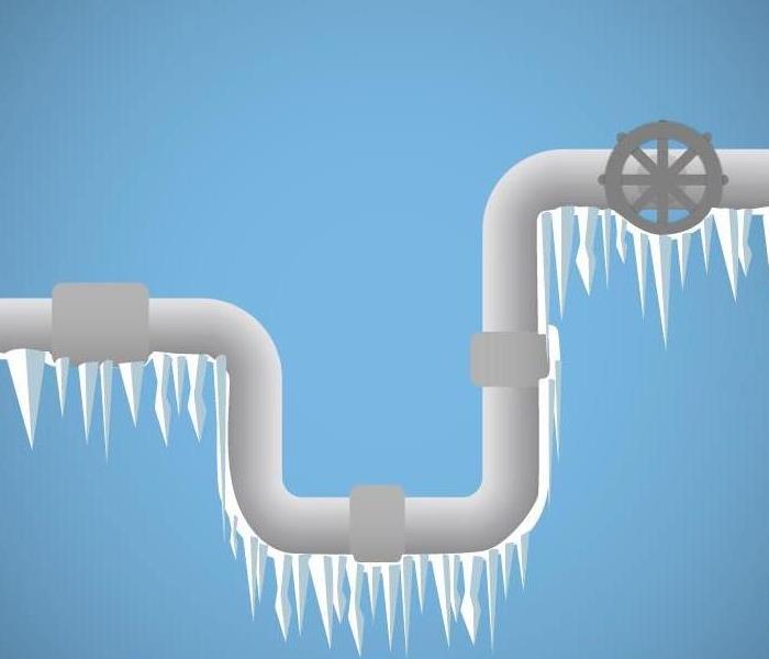 frozen pipe image